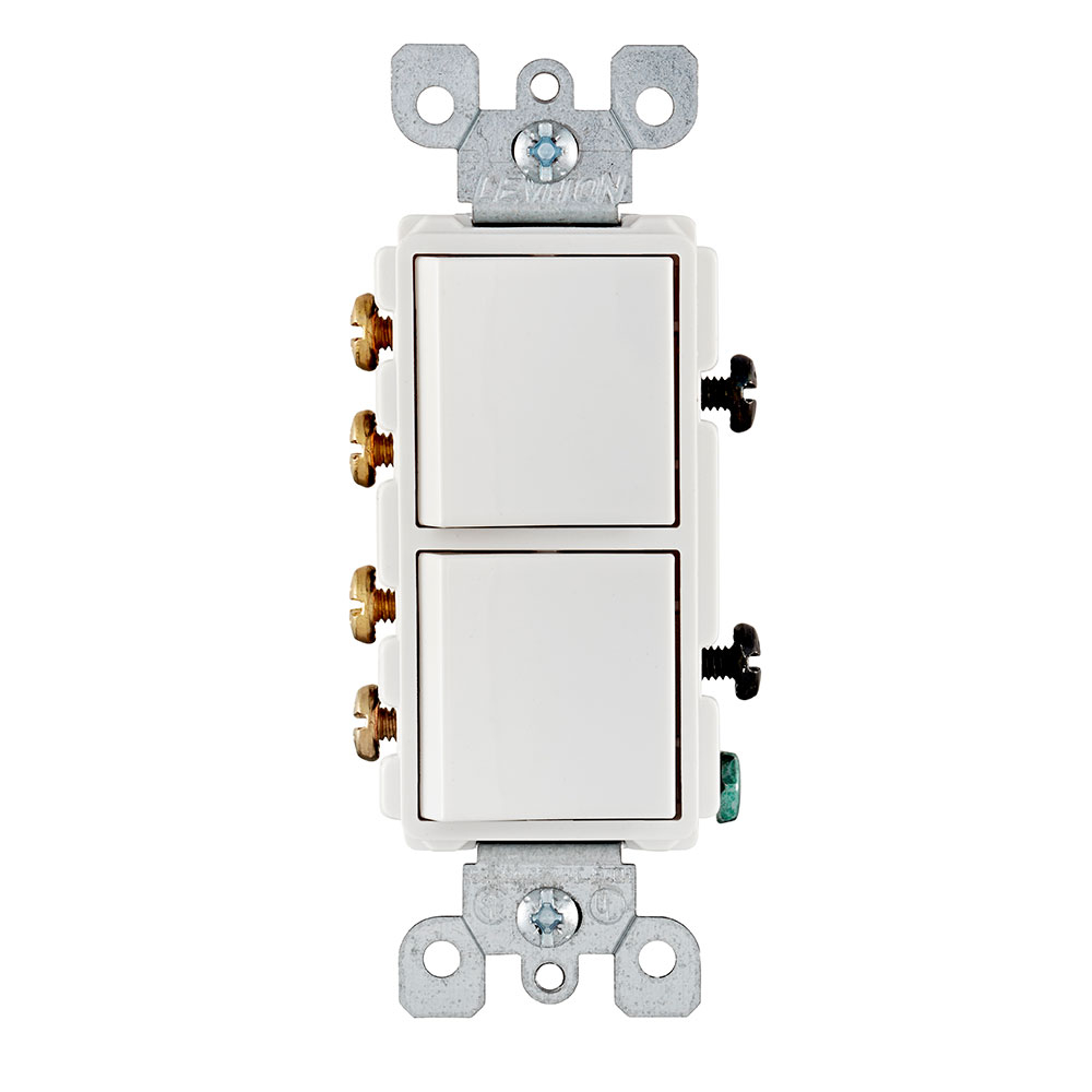 Leviton Decora Combinaison interrupteur/prise à DDFT inviolable