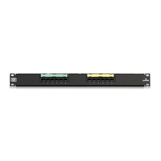 Product image for Panel patch CAT-5e 110-style 12-port steel