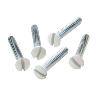 Product image for Screw wallplate light almond