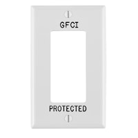 Leviton 04996-002 Decora 1 Gang Nylon Weatherproof Outdoor Outlet Cover  with Self Closing Lid, Grey