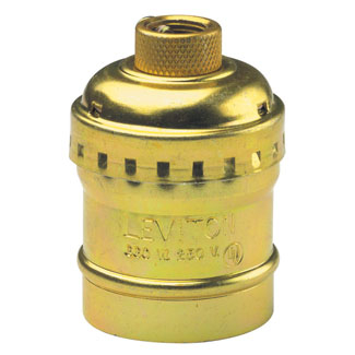Product image for Holder lamp incandescent aluminium shell 660W 250V