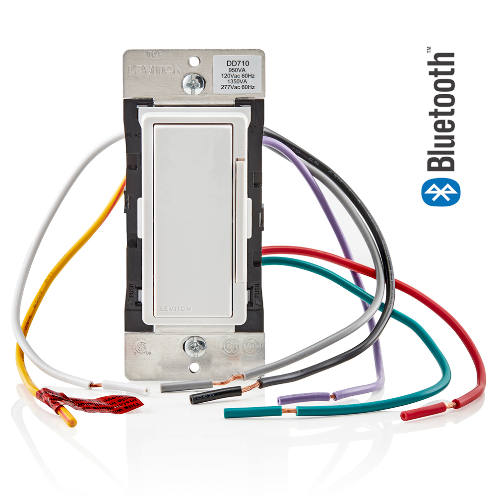 Product image for Decora Digital Dimmer for 0-10V Power Supplies, 950VA/1350VA Fluorescent, 10A LED, 120/277VAC