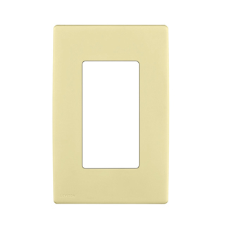Product image for Wall plate snap-on polymer 1G corn silk