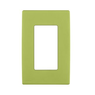 Product image for Wall plate snap-on polymer 1G granny smith apple