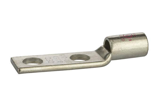 Product image for CU CMP LUG SHORT 1/0 AWG 3/8 BOLT-1 SPAC