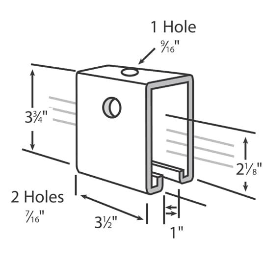 Cable Chase 10 Pack – Wire Bracket (CC9024.P10)