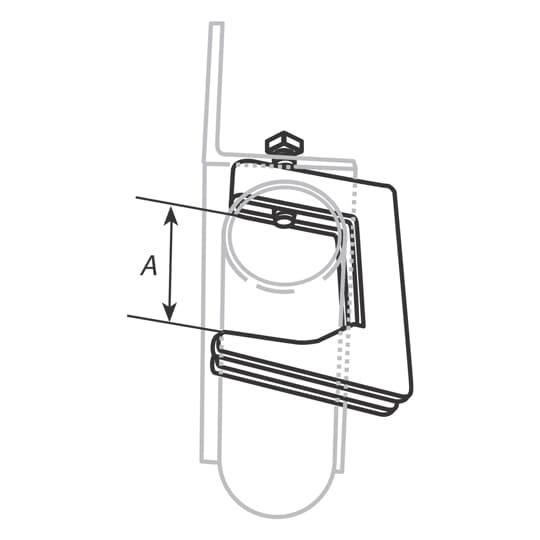 Product image for Clamp conduit GoldGalv steel 1/2"