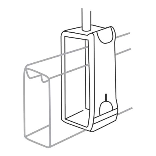 Product image for Hanger channel long electrogalvanized steel 48lb