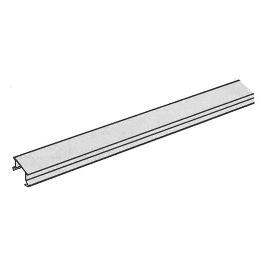 Product image for Strip closure removable black plastic 10'
