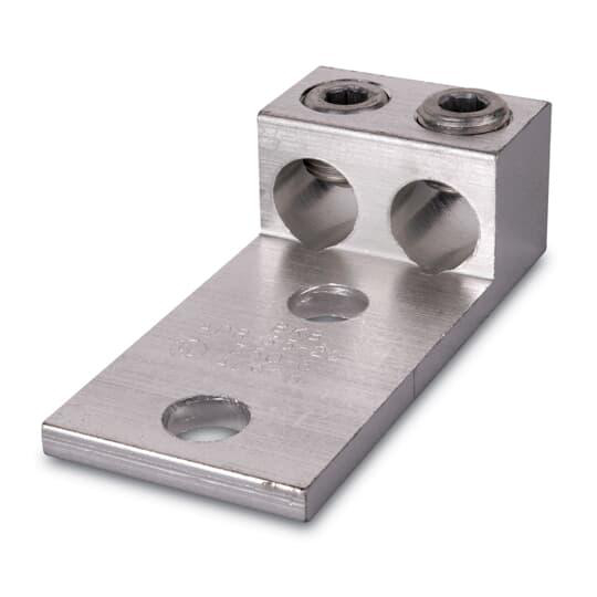 Product image for Connector mech 2-600AWG 2-cond 1/2in 2-hole