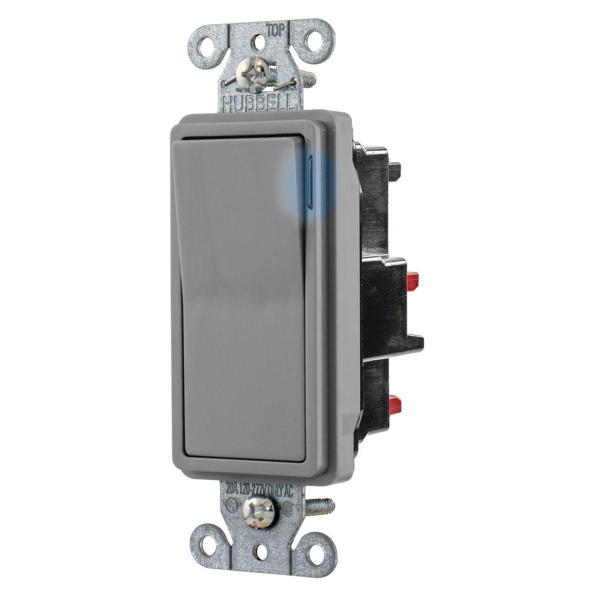 Product image for 3W DECO, COM, ST, 20A 120/277V, IL, GY