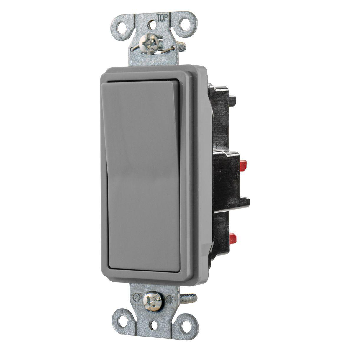 Product image for 3W DECO, COM, ST, 15A 120/277V, GY