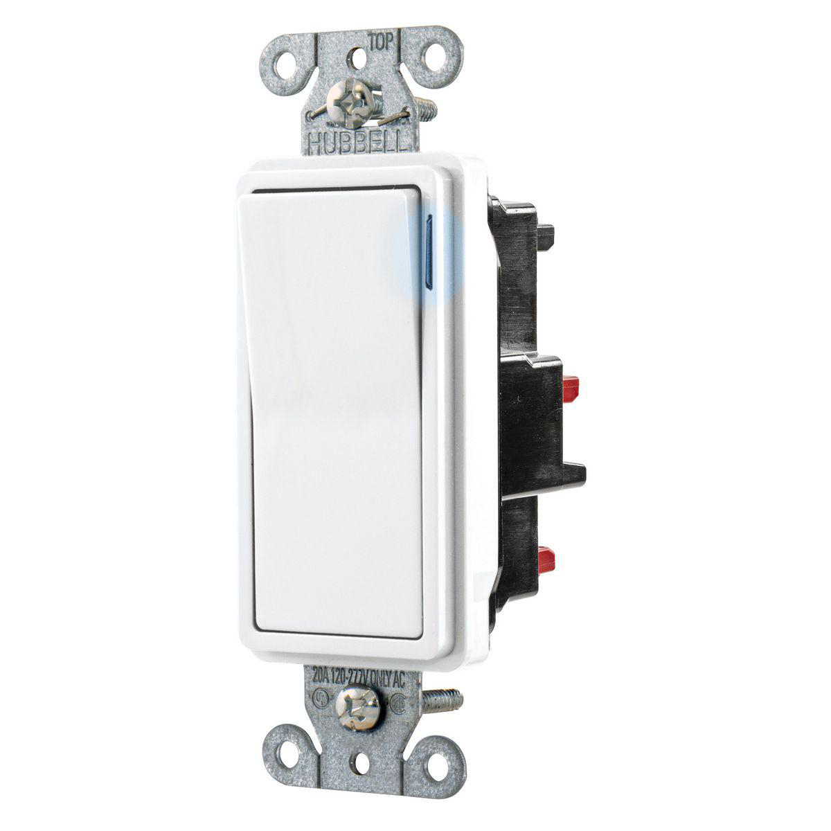 Product image for 3W DECO, COM, ST, 20A 120/277V, IL, WH