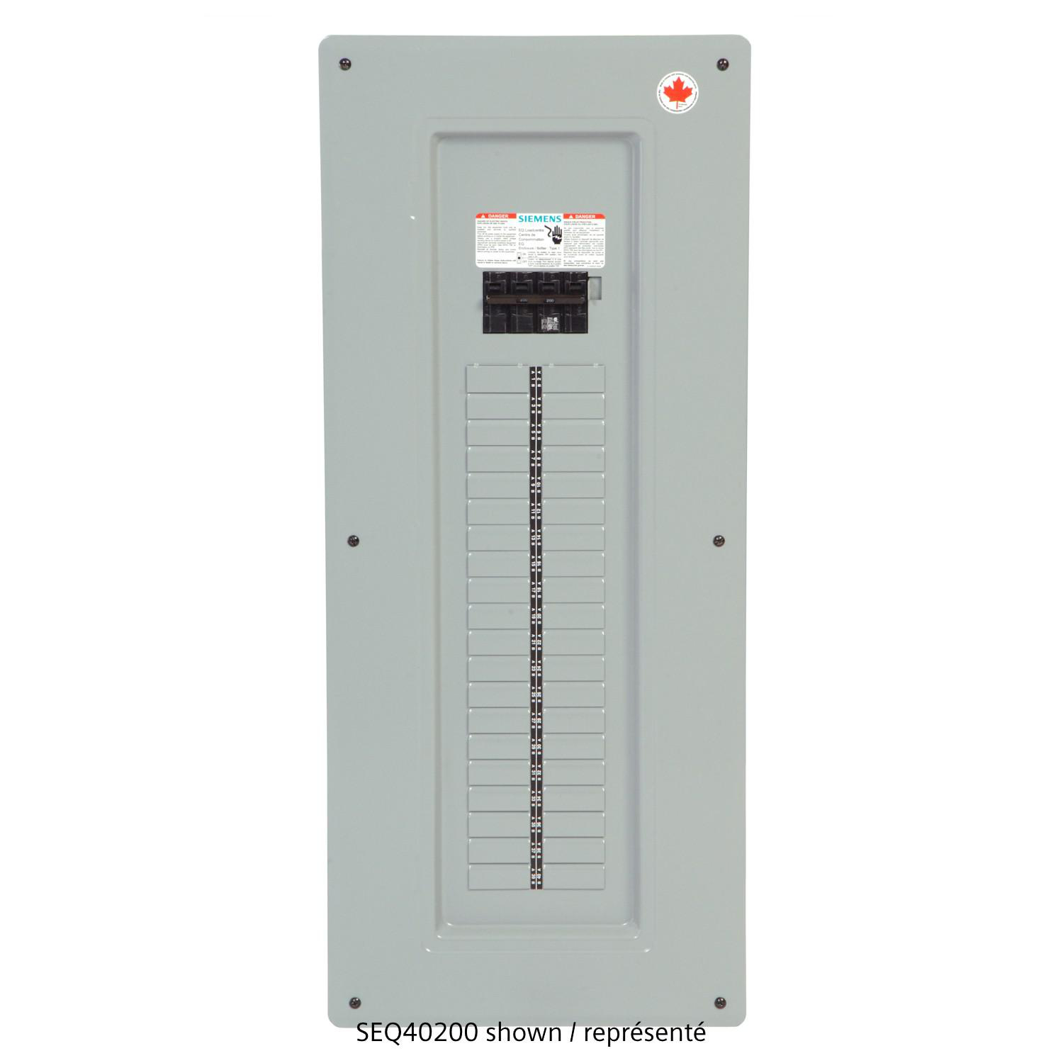 Product image for SEQ,MB,40C,200A,120/240V,TYP 1,Dr,Cu,GRY
