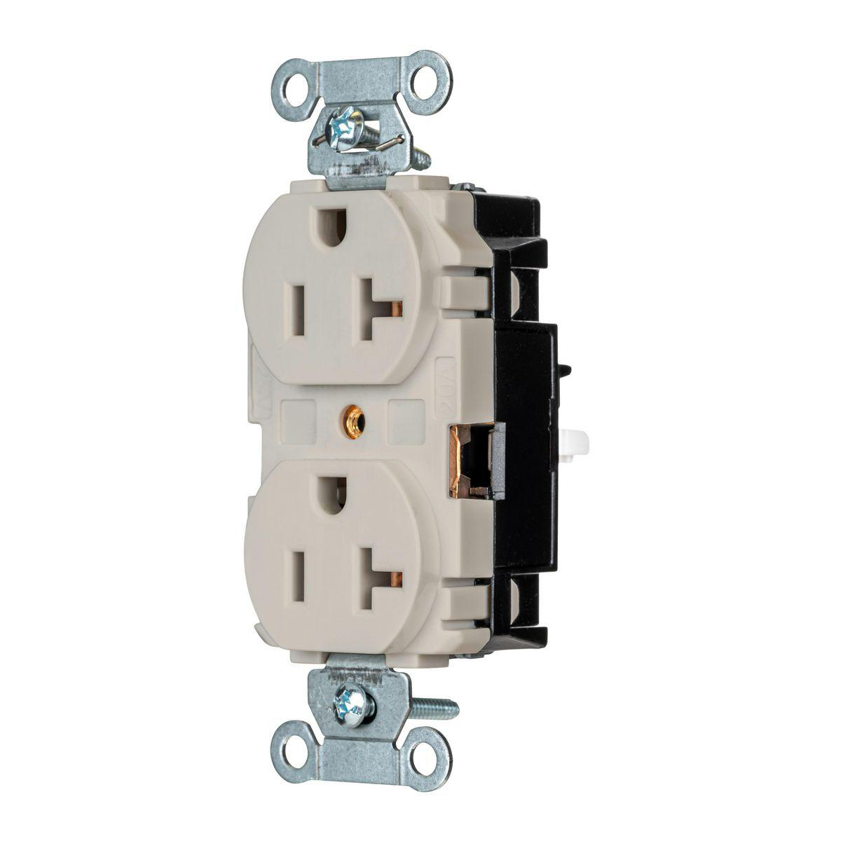 Product image for EDGE, DUP RCPT, COM, 20A 125V, LA