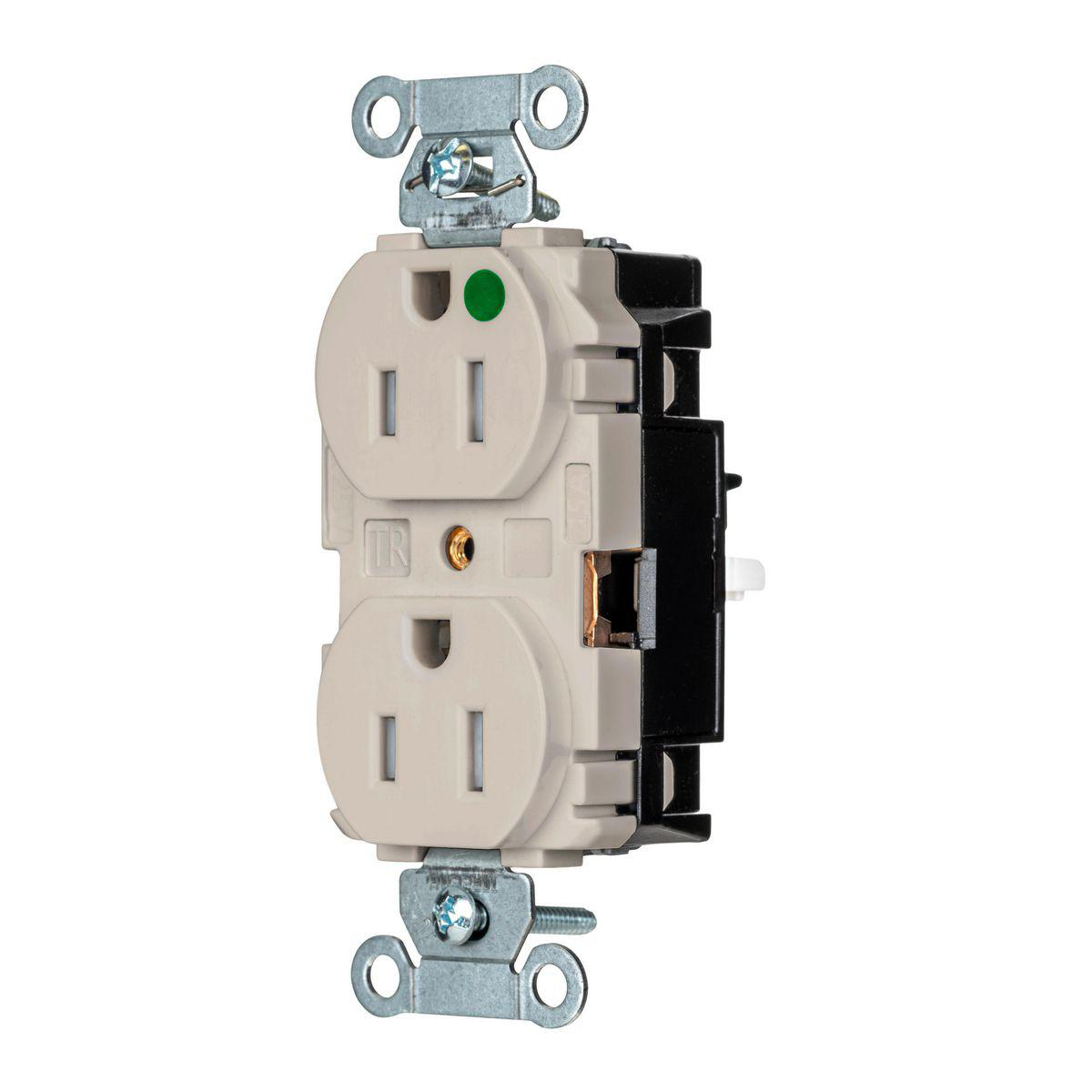 Product image for EDGE, PRO RCPT, HG, TR, 15A 125V, LA