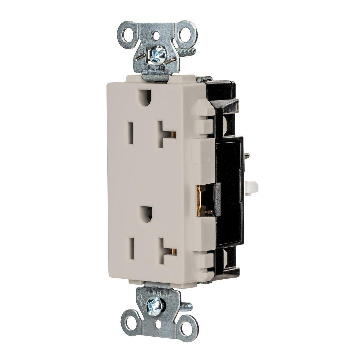 Product image for EDGE, DECO RCPT, COM, 20A 125V, LA
