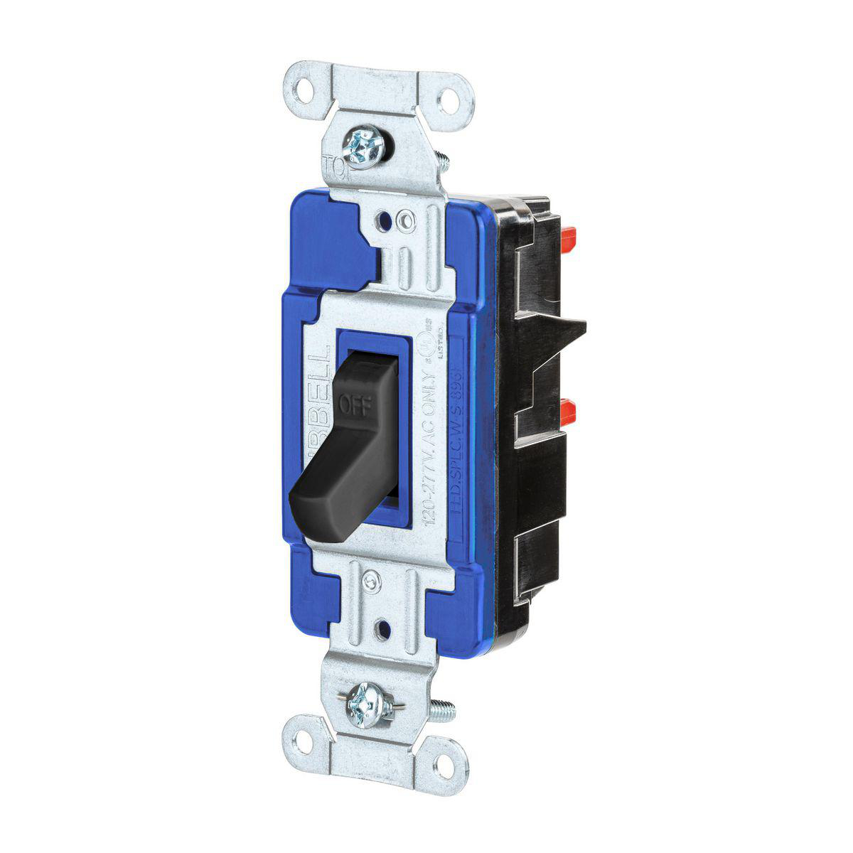 Product image for 3W TOG, COM, ST, 15A 120/277V, BK