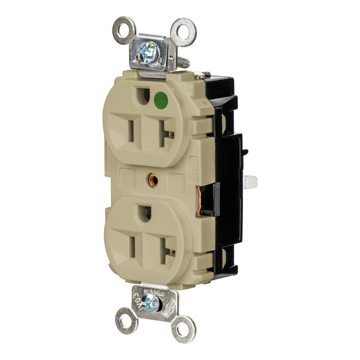 Product image for EDGE, DPLX RCPT, HG, 20A 125V, IV