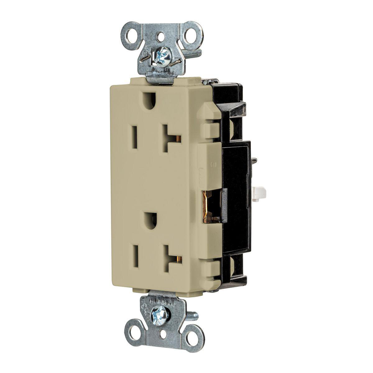 Product image for EDGE, DECO RCPT, IND, 20A 125V, IV