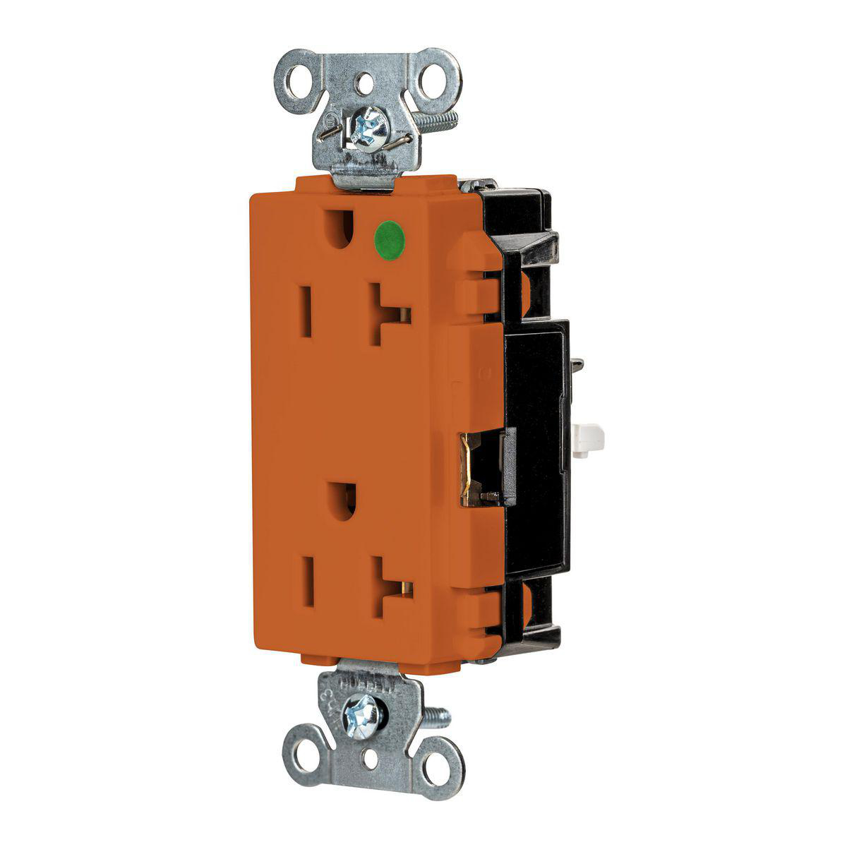Product image for EDGE, DECO RCPT, HG, 20A 125V, OR