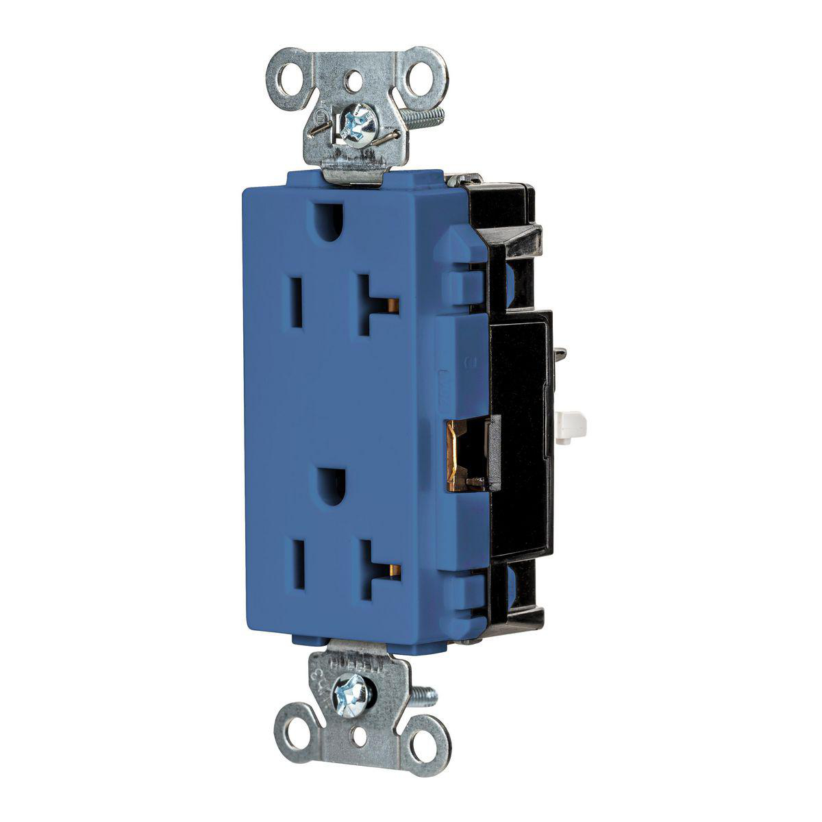 Product image for EDGE, DECO RCPT, COM, 20A 125V, BL