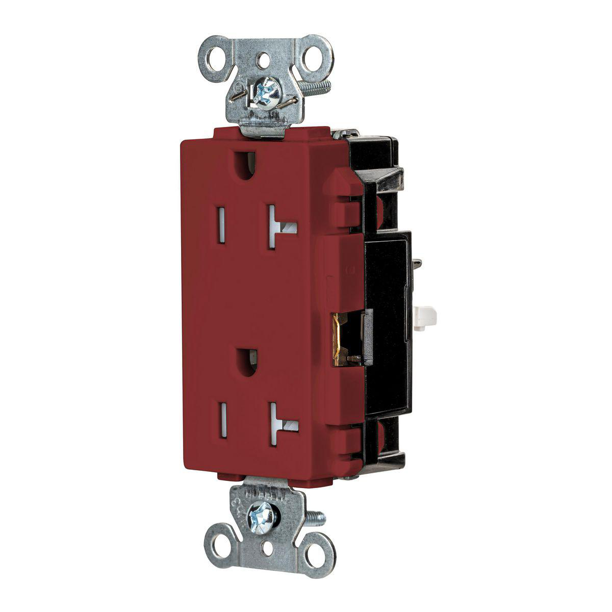 Product image for EDGE, DECO RCPT, COM, TR, 20A 125V, RD