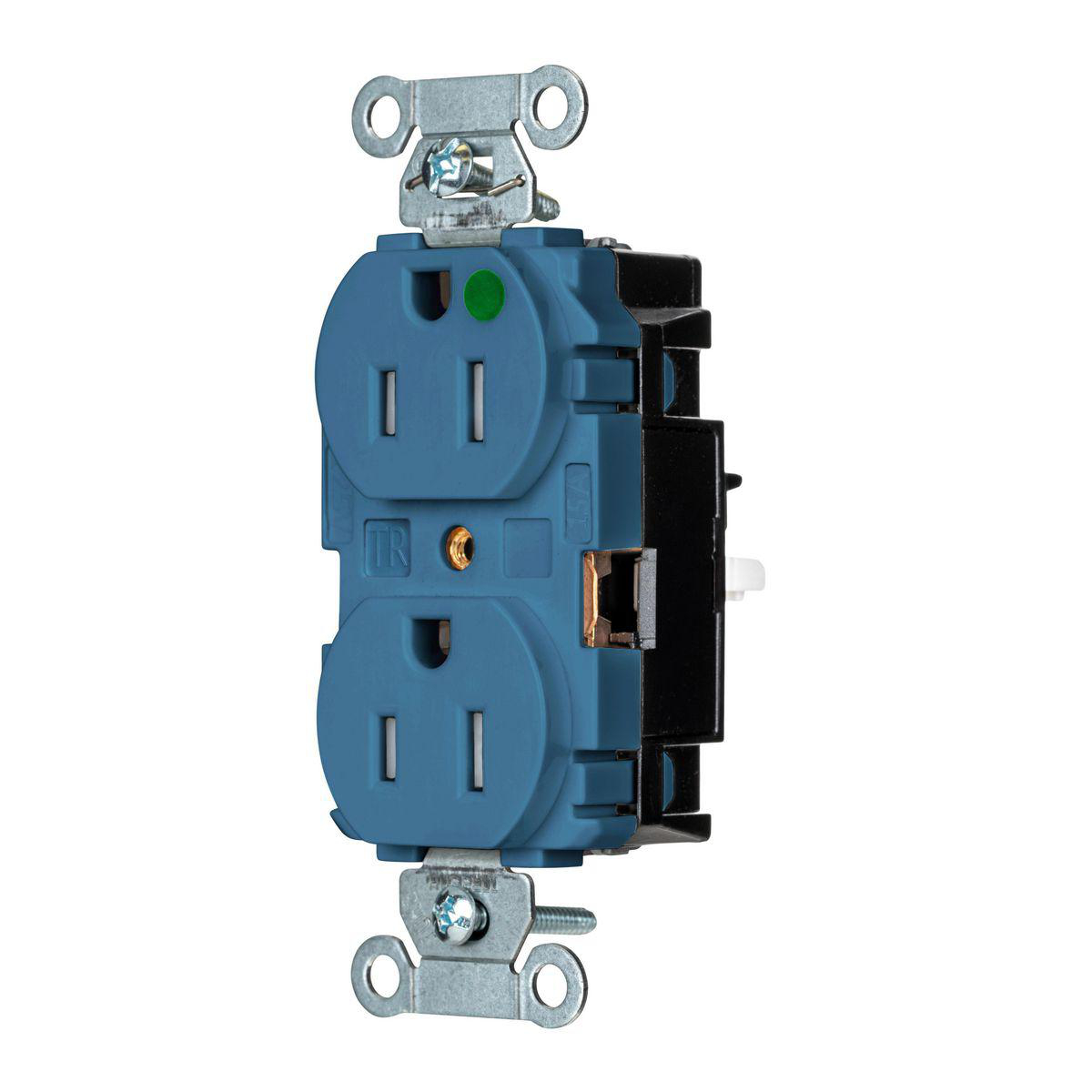 Product image for EDGE, PRO RCPT, HG, TR, 15A 125V, BL