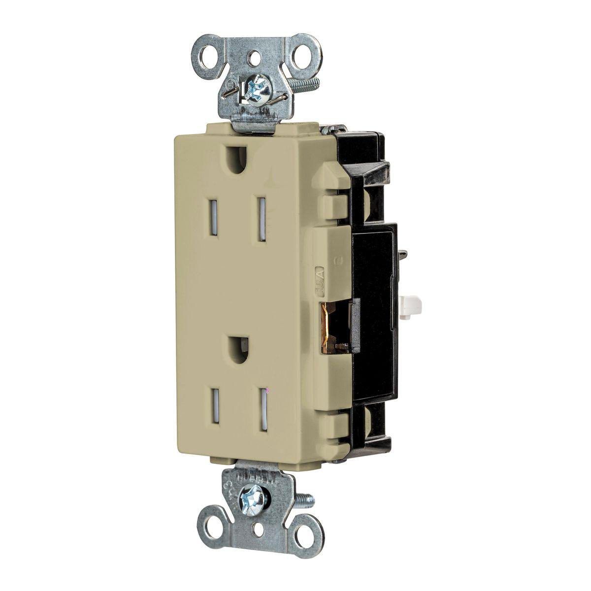 Product image for EDGE, DECO RCPT, TR, COM, 15A 125V, IV