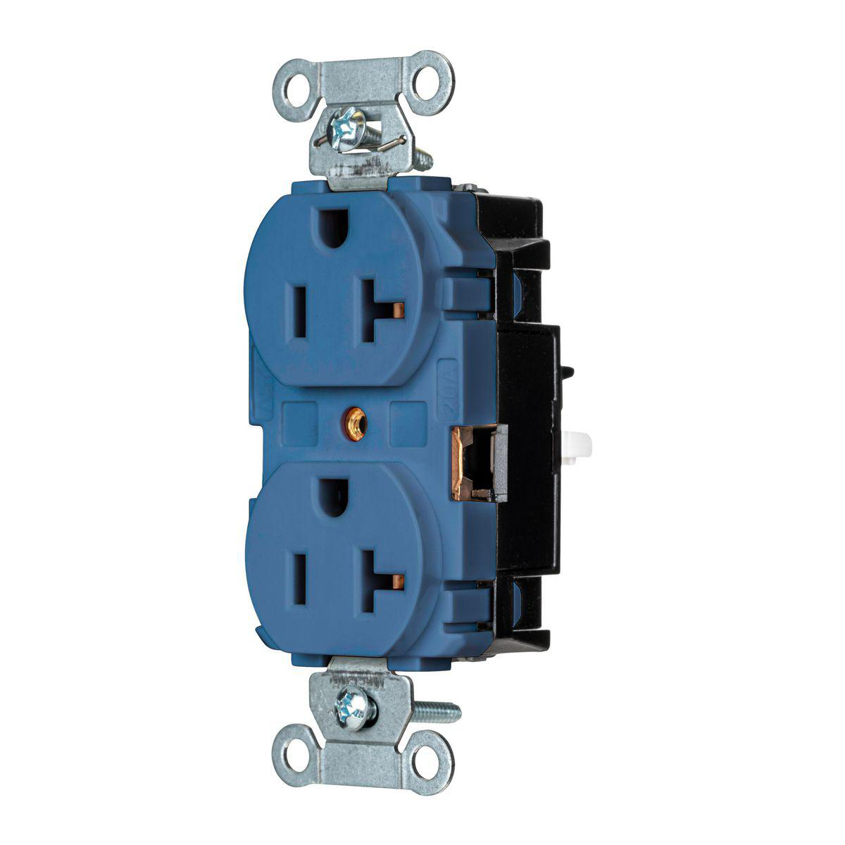 Product image for EDGE, DUP RCPT, COM, 20A 125V, BL