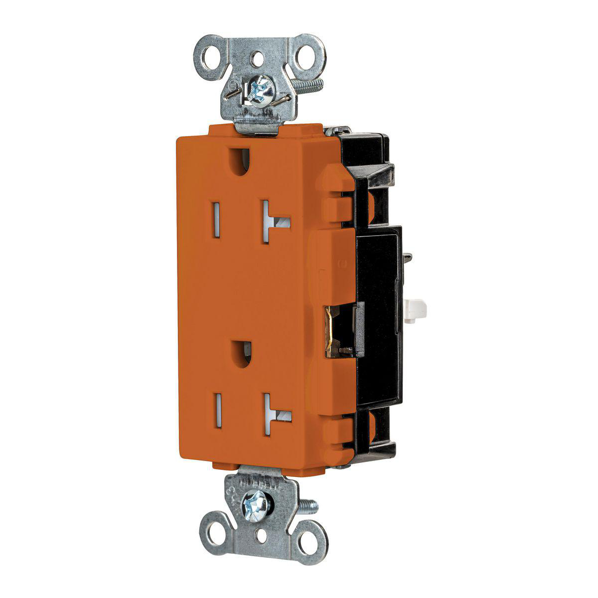 Product image for EDGE, DECO RCPT, IND, TR, 20A 125V, OR