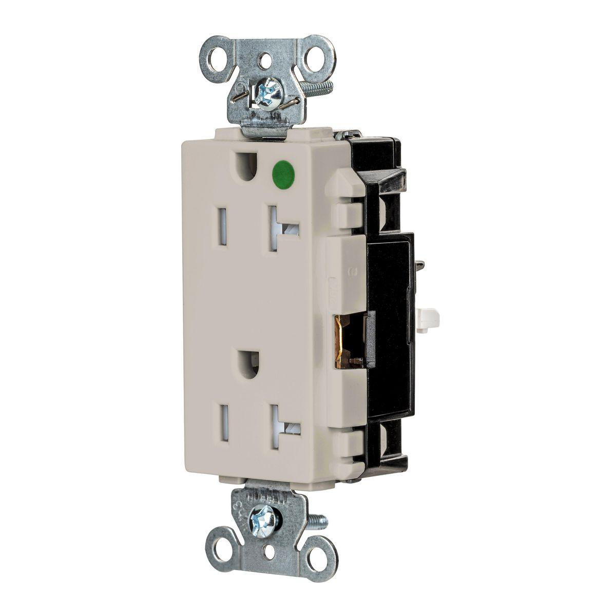 Product image for EDGE, DECO RCPT, HG, TR, 20A 125V, LA