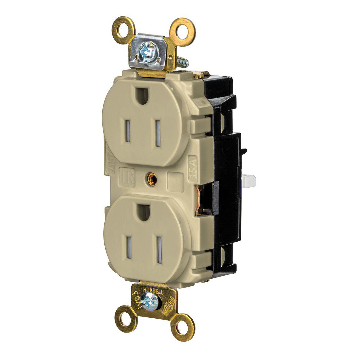Product image for EDGE, DPLX RCPT, IND, TR, 15A 125V, IV