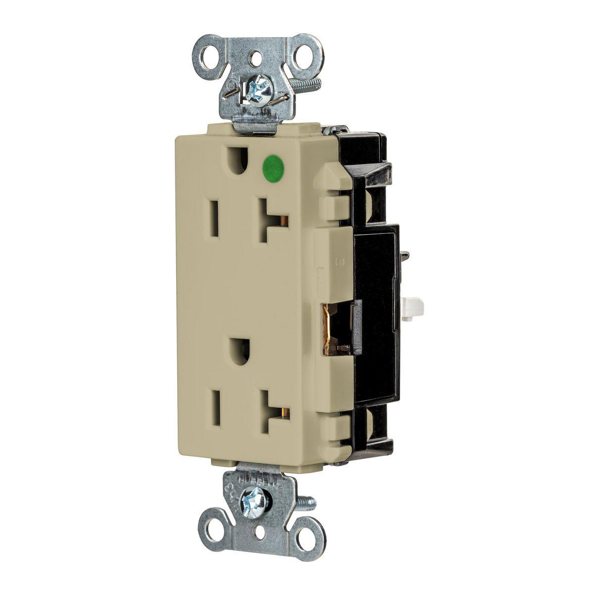 Product image for EDGE, DECO RCPT, HG, 20A 125V, IV