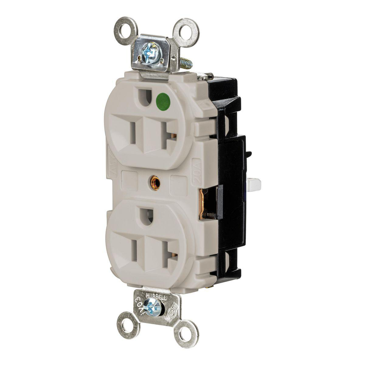 Product image for EDGE, DPLX RCPT, HG, 20A 125V, LA