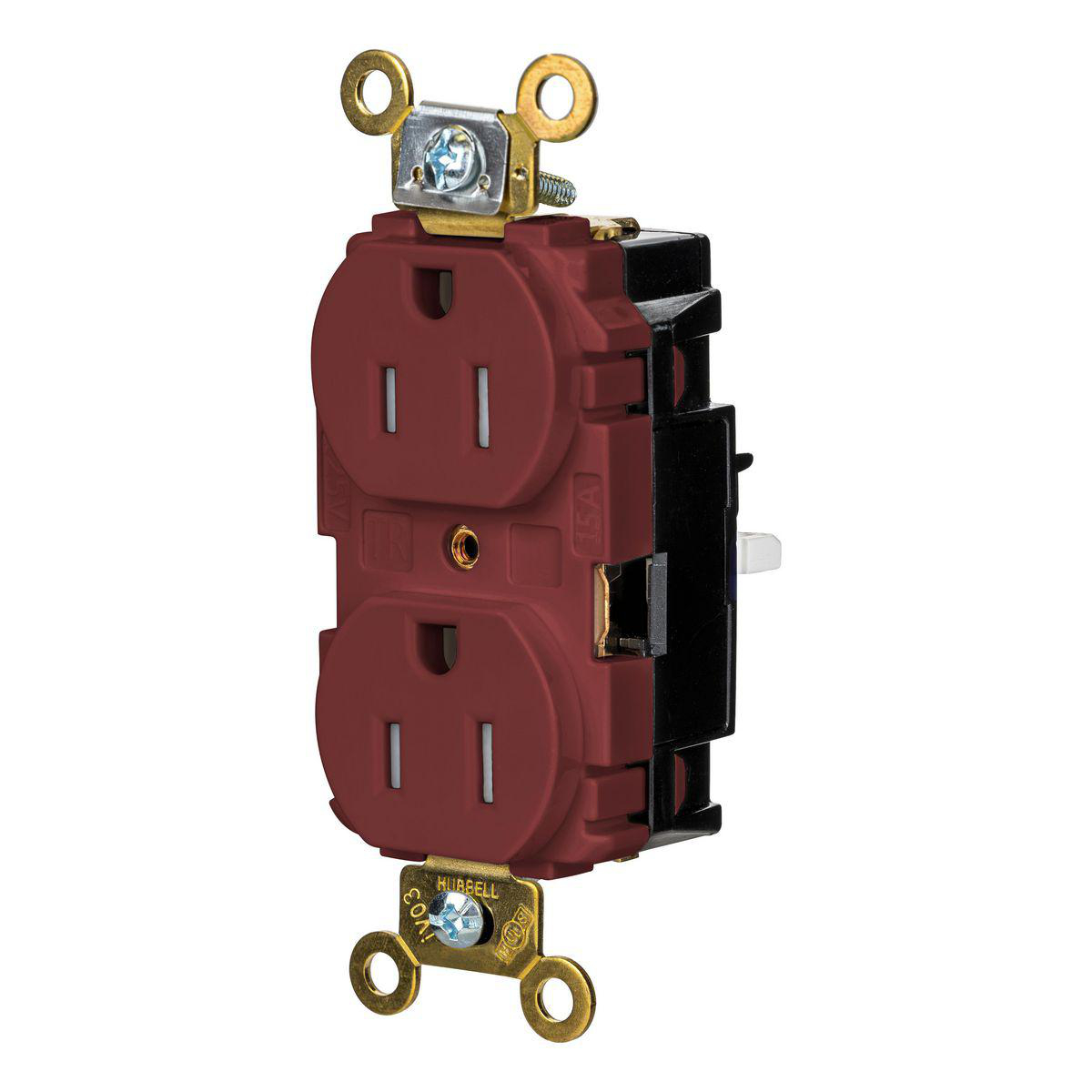 Product image for EDGE, DPLX RCPT, IND, TR, 15A 125V, RD
