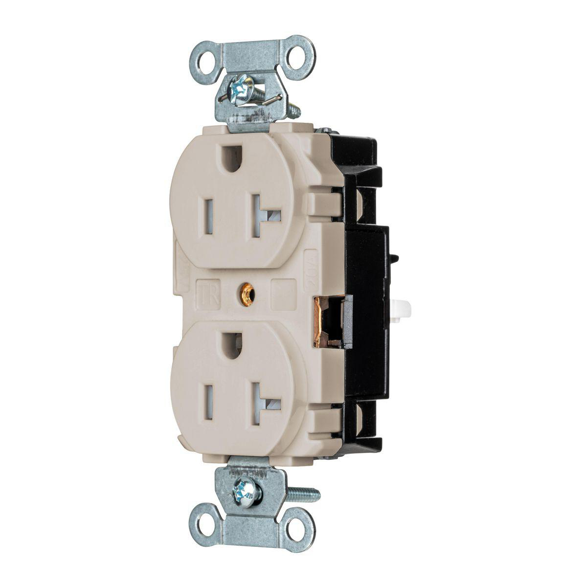 Product image for EDGE, DUP RCPT, COM, TR, 20A 125V, LA