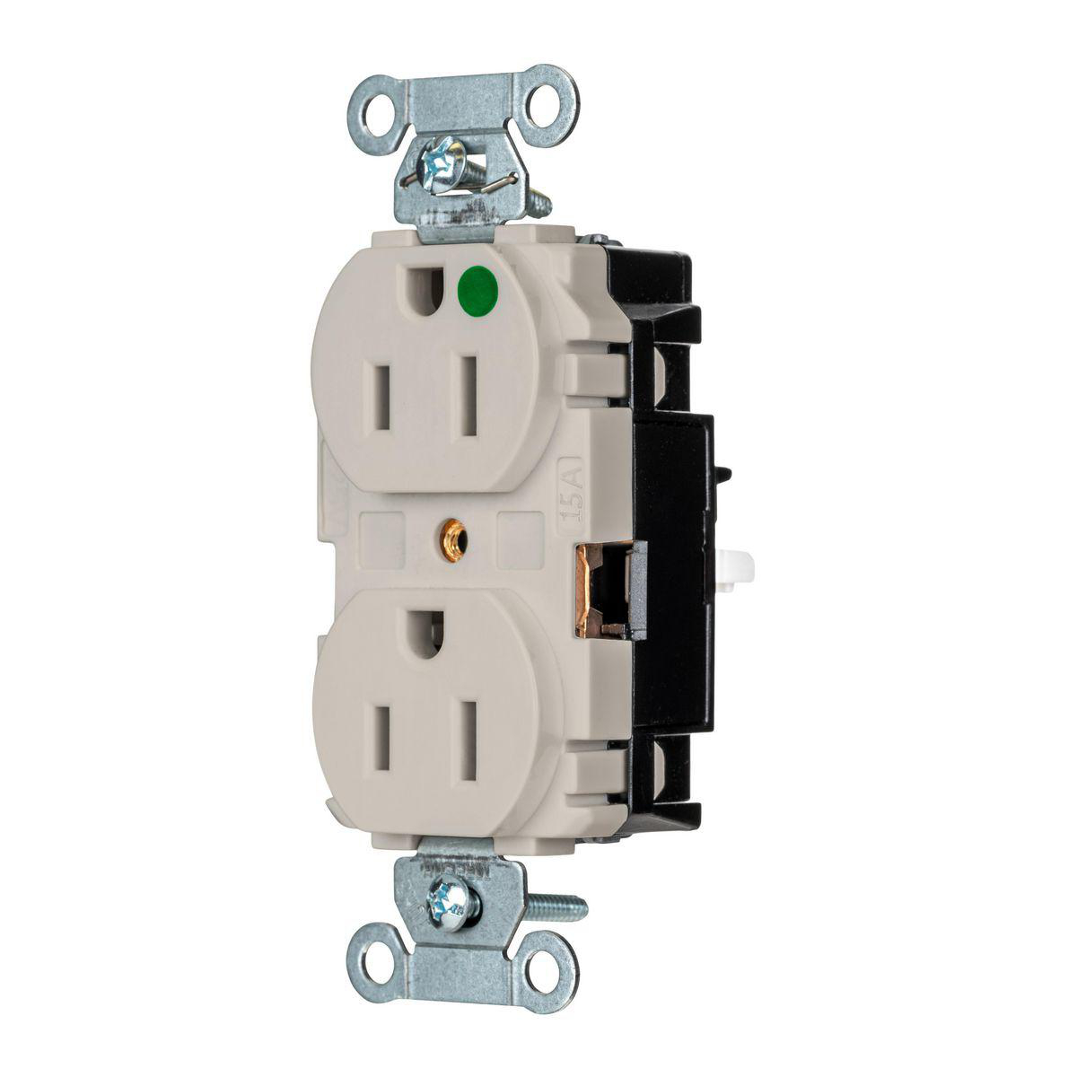 Product image for EDGE, PRO RCPT, HG, 15A 125V, LA