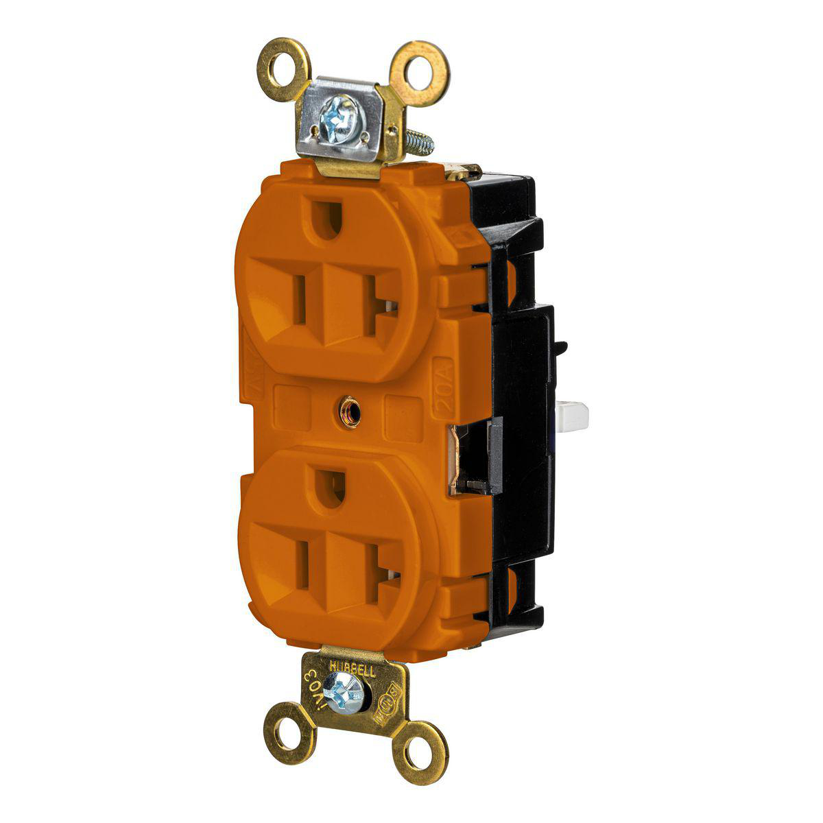 Product image for EDGE, DPLX RCPT, IND, 20A 125V, OR
