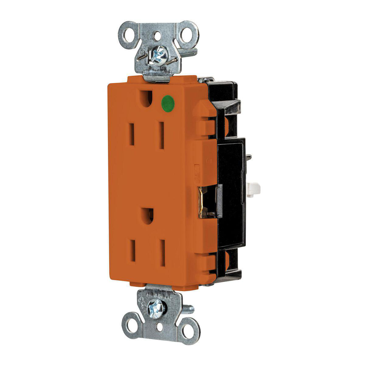 Product image for EDGE, DECO RCPT, HG, 15A 125V, OR