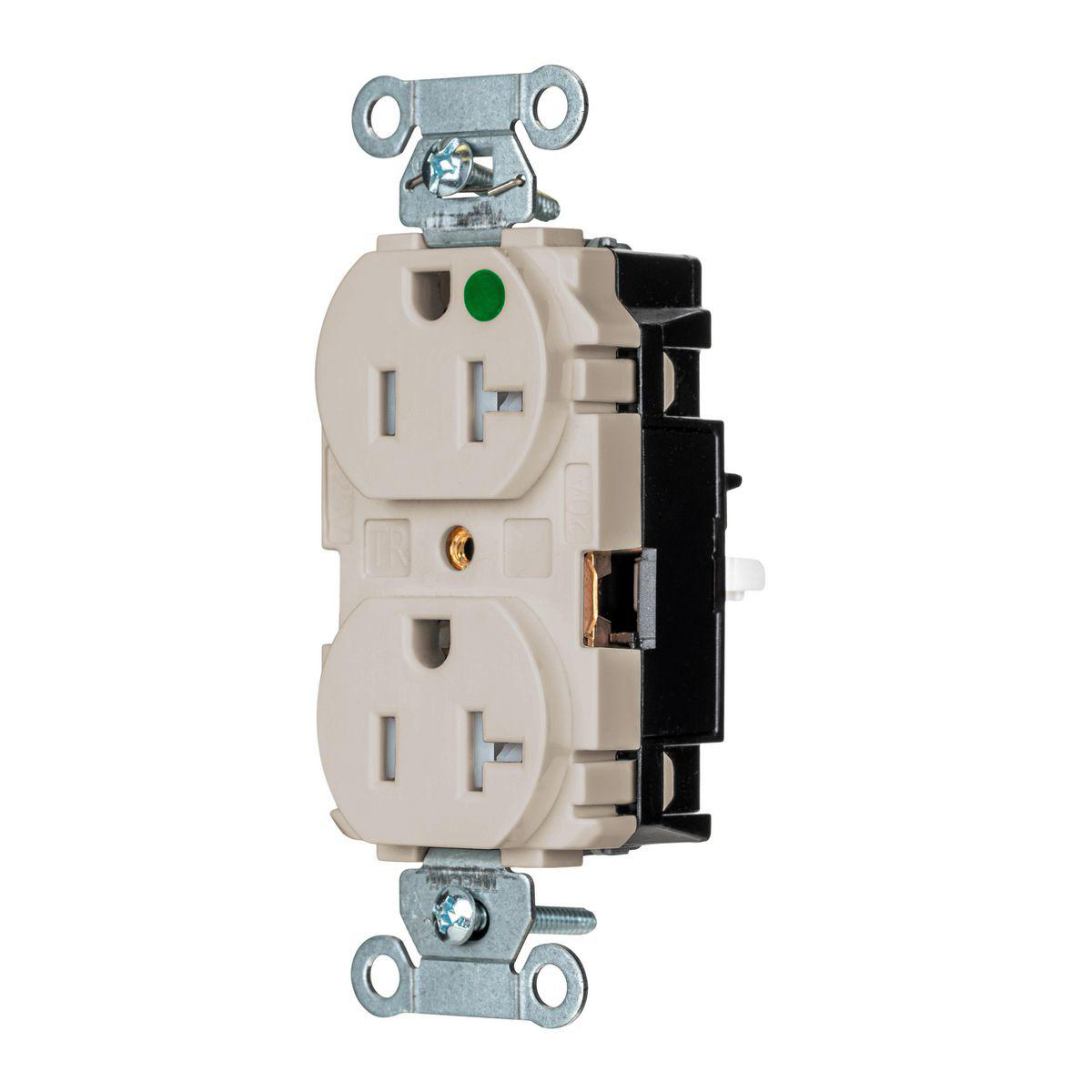 Product image for EDGE, PRO RCPT, HG, TR, 20A 125V, LA