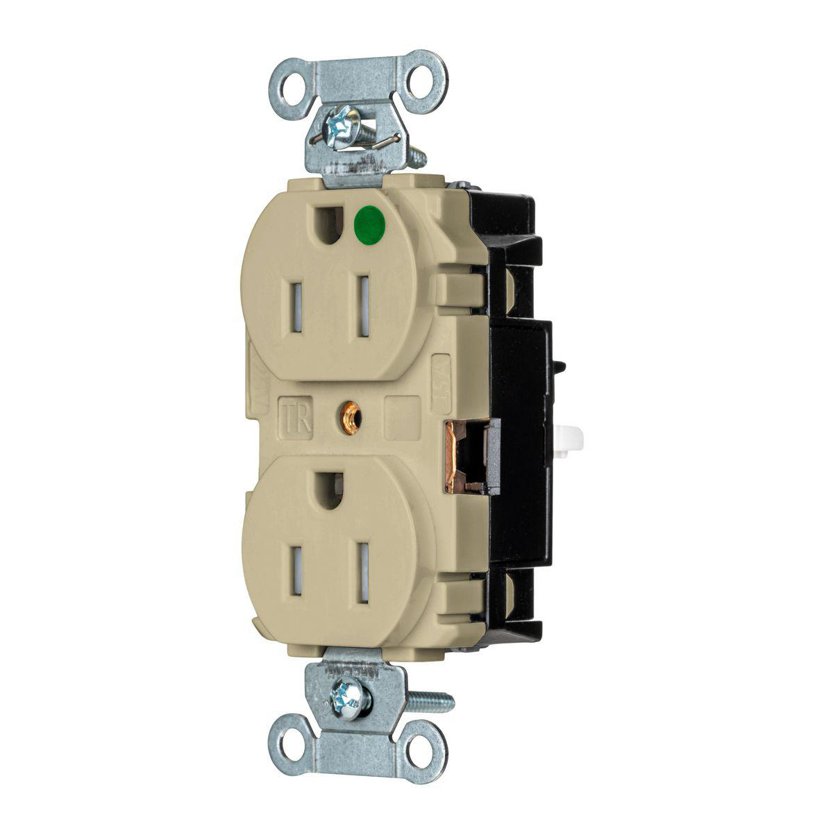 Product image for EDGE, PRO RCPT, HG, TR, 15A 125V, IV