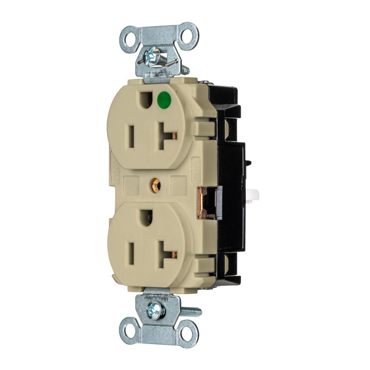 Product image for EDGE, PRO RCPT, HG, 20A 125V, IV