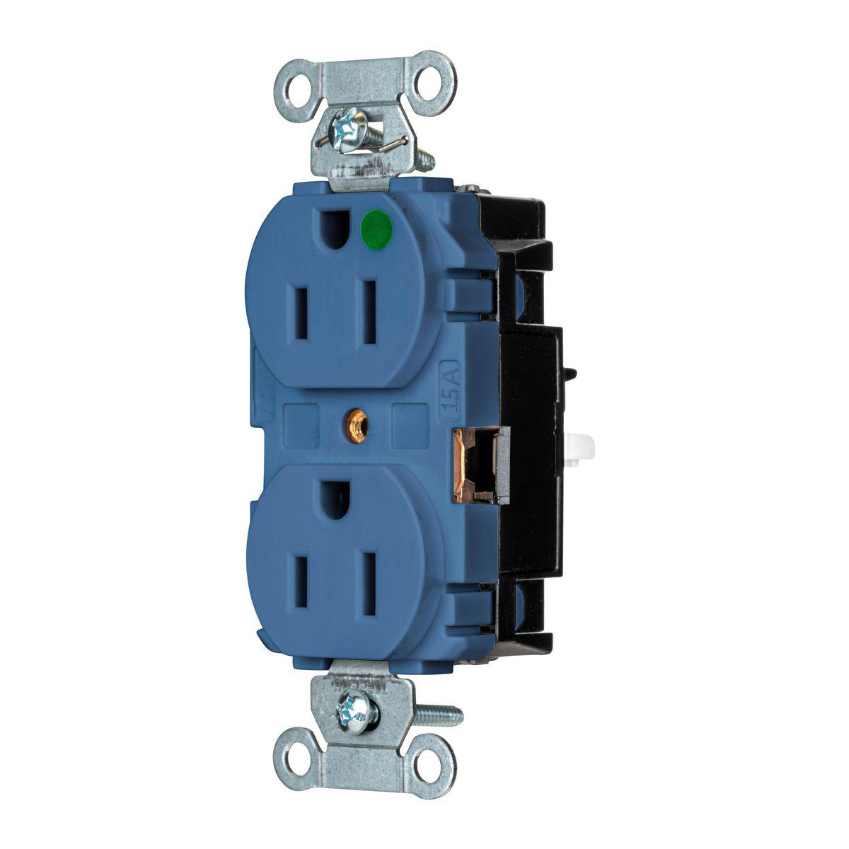 Product image for EDGE, PRO RCPT, HG, 15A 125V, BL