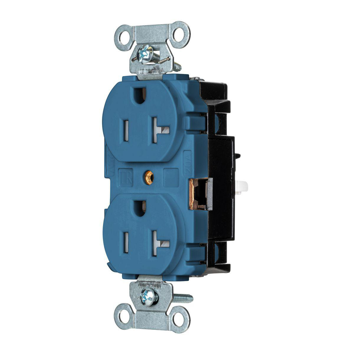 Product image for EDGE, DUP RCPT, COM, TR, 20A 125V, BL