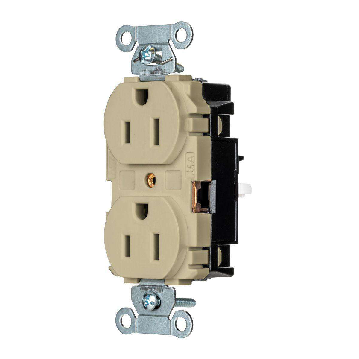 Product image for EDGE, DUP RCPT, COM, 15A 125V, IV