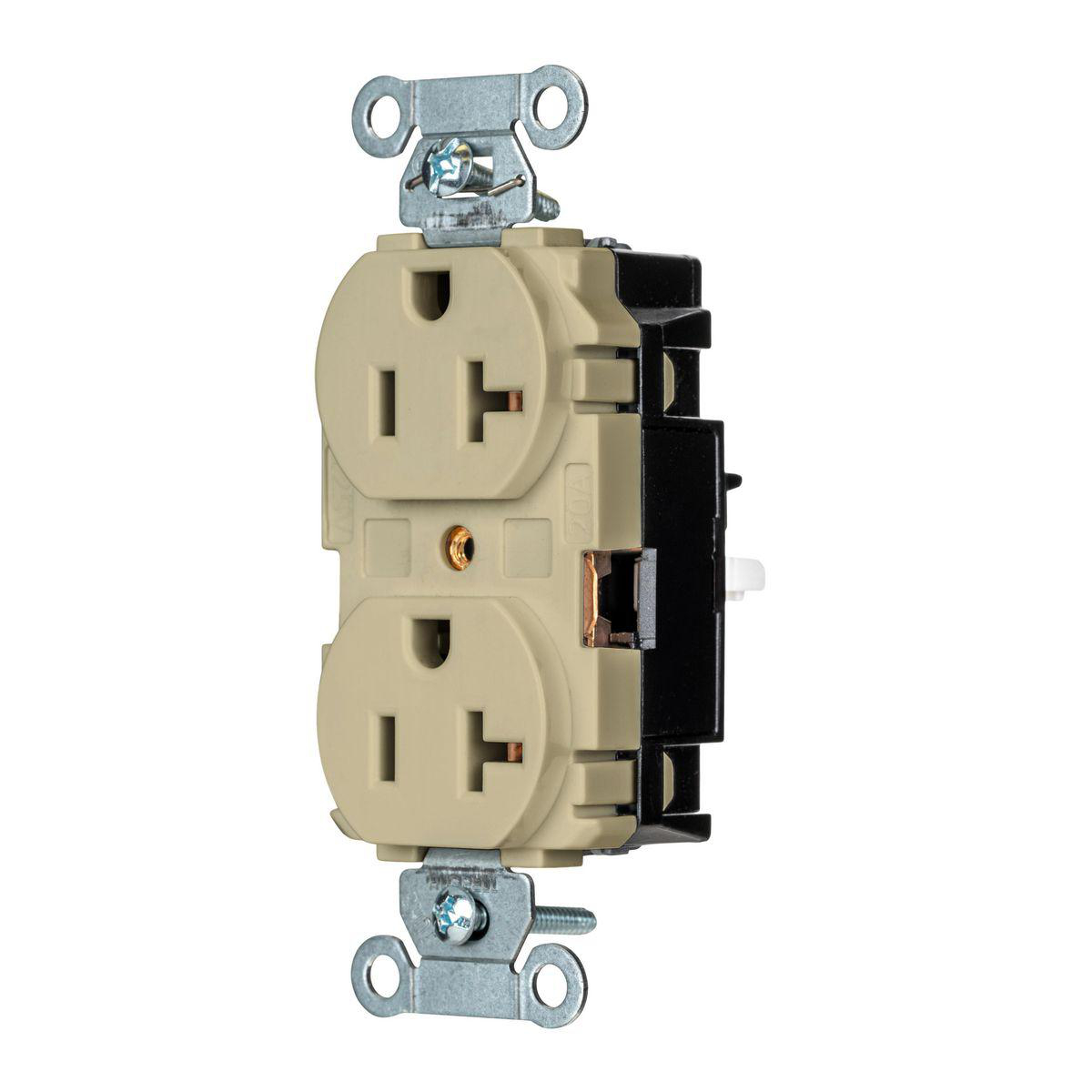 Product image for EDGE, DUP RCPT, COM, 20A 125V, IV