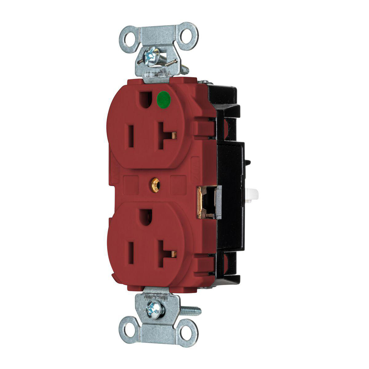 Product image for EDGE, PRO RCPT, HG, 20A 125V, RD