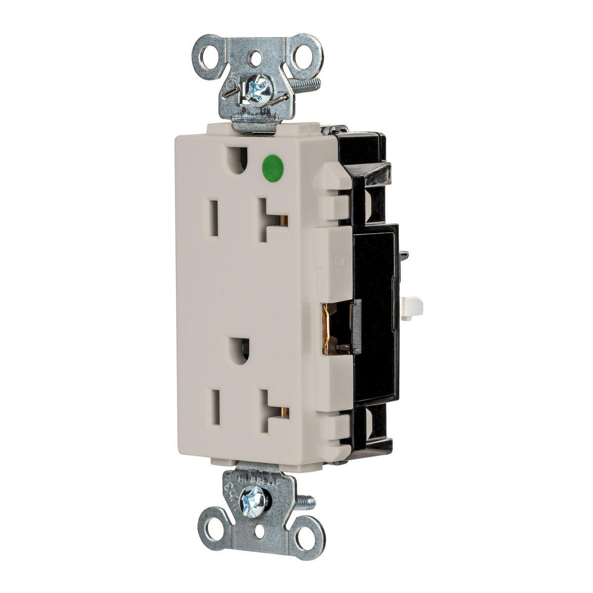 Product image for EDGE, DECO RCPT, HG, 20A 125V, LA