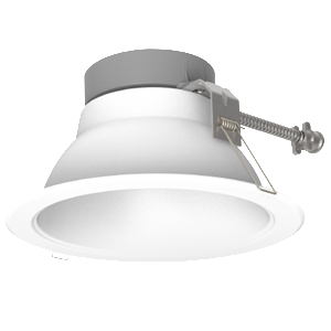 Product image for UNIVERSAL COMMERCIAL DOWNLIGHT GEN2 DIMMABLE 15/20/25W 120-347V 3000/3500/4000K 8IN WHITE ROUND 1800/2200/3000lm